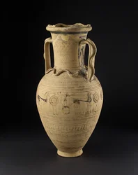 Amphore attique décorée d